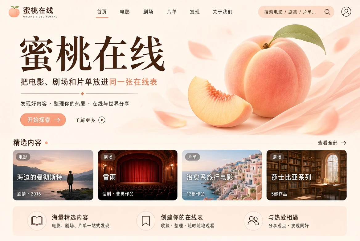 从心情出发的观影发现主视觉